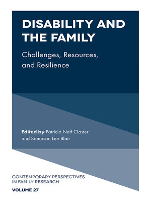 cover image of Disability and the Family